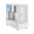 Gabinete Fractal Design Pop Air con Ventana RGB, ATX, Mini-ITX/ATX/Micro-ATX, USB 3.0, sin Fuente, Blanco  7