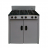 Fraga Parrilla de Gas P333PM, 6 Quemadores