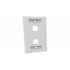 Furukawa Electric Placa de Pared, 2 Puertos, Blanco  1