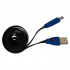 Fussion Acustic Cable USB A Macho - Micro USB Macho, 1 Metro, Negro - Imagen adicional 1