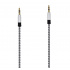 Fussion Acustic Cable 3.5mm Macho - 3.5mm Macho, 2 Metros, Blanco/Negro  1