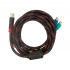 Fussion Acustic Cable HDMI 1.3 Macho - 3 x RCA Hembra, 120Hz, 3 Metros, Multicolor  2