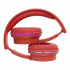 Fussion Acustic Audífonos Fire, Bluetooth, Inalámbrico/Alámbrico, 3.5mm, Rojo  3