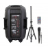 Fussion Acustic Bafle PBS-1004, Bluetooth, Inalámbrico, 150W RMS, 20.000W PMPO, USB, Negro - incluye Tripié/Micrófono  4