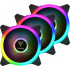 Ventilador Gamdias AEOLUS M2-1203 Lite RGB, 120mm, 1200RPM, Negro - 3 Piezas  1