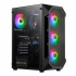 Gabinete Gamdias AURA GC1 con Ventana ARGB Midi-Tower, ATX/Micro-ATX/Mini-ITX, USB 3.0/2.0, sin Fuente, 4 Ventiladores ARGB Instalados, Negro  1