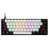 Gamdias Teclado Gamer Aura GK2, Mecánico, Switch Red, Alámbrico, Blanco/Negro (Inglés)  1