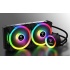 Gamdias CHIONE M2-240 LITE Enfriamiento Liquido para CPU, 2x 120mm, 1800RPM - Imagen adicional 1
