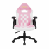 Gamdias Silla Gamer ZELUS E2 Mini, hasta 90kg, Blanco/Rosa  2