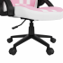 Gamdias Silla Gamer ZELUS E2 Mini, hasta 90kg, Blanco/Rosa  5