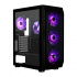 Gabinete Game Factor CSG400, Midi-Tower, ATX/EATX/Micro-ATX/Mini-ITX, USB 2.0/3.0, sin Fuente, 5 Ventiladores Instalados, Negro   1