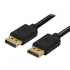 Game Factor Cable DisplayPort, DisplayPort 1.4 Macho - DisplayPort 1.4 Macho, 4K, 120Hz, 2 Metros, Negro  5