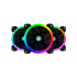 Ventilador Game Factor FKG400 RGB, 120mm, 1500RPM, Negro - 3 Piezas ― Empaque abierto, producto nuevo.  2