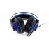 Game Factor Audífonos Gamer HSG600, Alámbrico, 3 Metros, 3.5 mm, Negro/Azul  3