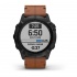 Garmin Smartwatch Fenix 6X Zafiro, Bluetooth, Android/iOS, Negro/Marrón - Resistente al Agua  2