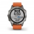 Garmin Smartwatch Fénix 6 Zafiro Titanio, GPS, Bluetooth, iOS/Android, Naranja/Gris - Resistente al Agua  2