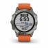 Garmin Smartwatch Fénix 6 Zafiro Titanio, GPS, Bluetooth, iOS/Android, Naranja/Gris - Resistente al Agua - Imagen adicional 1