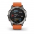Garmin Smartwatch Fénix 6 Zafiro Titanio, GPS, Bluetooth, iOS/Android, Naranja/Gris - Resistente al Agua  4
