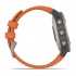 Garmin Smartwatch Fénix 6 Zafiro Titanio, GPS, Bluetooth, iOS/Android, Naranja/Gris - Resistente al Agua  5