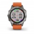 Garmin Smartwatch Fénix 6 Zafiro Titanio, GPS, Bluetooth, iOS/Android, Naranja/Gris - Resistente al Agua - Imagen adicional 5
