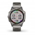 Garmin Smartwatch Fénix 6 Zafiro Titanio, GPS, Bluetooth, iOS/Android, Titanio - Resistente al Agua  6