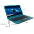 Laptop Gateway GWTN116-3 11.6" HD, Intel Celeron N4020 1.10GHz, 4GB, 64GB eMMC, Windows 10 Home S 64-bit, Inglés, Azul  5