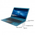 Laptop Gateway GWTN116-3 11.6" HD, Intel Celeron N4020 1.10GHz, 4GB, 64GB eMMC, Windows 10 Home S 64-bit, Inglés, Azul  3