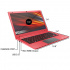 Laptop Gateway GWTN116-3 11.6" HD, Intel Celeron N4020 1.10GHz, 4GB, 64GB eMMC, Windows 10 Home S 64-bit, Inglés, Rojo - Imagen adicional 4