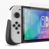 Gear4 Funda Kita Grip 360 para Nintendo Switch OLED con Protector de Pantalla, Transparente  3