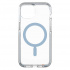 Gear4 Funda Santa Cruz Snap con MagSafe para iPhone 13, Transparente/Azul  2