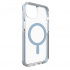 Gear4 Funda Santa Cruz Snap con MagSafe para iPhone 13, Transparente/Azul  1