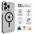 Gear4 Funda Santa Cruz Snap con MagSafe para iPhone 14 Pro Max, Transparente/Negro  2