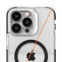 Gear4 Funda Santa Cruz Snap con MagSafe para iPhone 14 Pro Max, Transparente/Negro  11