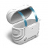Gear4 Apollo, Funda para AirPods Pro 2da Gen, Blanco  2