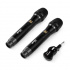 Gemini Kit de Micrófonos UHF GMU-M200, Inalámbrico, 6.3mm, Negro  2