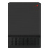 Mousepad Genius con Descansa Muñecas G-WMP200M, x 230mm, Grosor 20mm   3