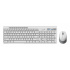 Kit de Teclado y Mouse Genius SlimStar 8230, Inalámbrico, RF Inalámbrico/Bluetooth, Blanco, Inglés  1