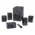 Genius Kit Bocinas para Sonido Envolvente SW-HF5.1 4500 II, Alámbrico, 125W RMS, 6 Piezas   3