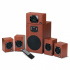 Genius Bocina con Subwoofer SW-HF5.1 4600 II, Alámbrico, 5.1 Canales, 125W RMS, 3.5mm, Negro/Madera  1