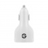 Getttech Cargador para Auto Volstok, 3x USB 3.2, Blanco  1