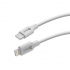 Getttech Cable Lightning Macho - USB-C Macho, 1 Metro, Blanco  1