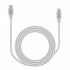 Getttech Cable Lightning Macho - USB-C Macho, 1 Metro, Blanco  1