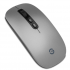 Mouse Getttech GGM-OCOBW-MT, Inalámbrico, Óptico, 1.600DPI, RF Inalámbrico/Bluetooth, Gris