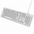 Teclado Getttech GTI-28201, Alámbrico, USB, Blanco, Inglés   7
