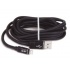 Ghia Cable de Carga USB Macho - Lightning Macho, 2 Metros, Negro, para iPhone/iPad  1