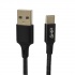 Ghia Cable USB-A Macho - USB-C Macho, 1 Metro, Negro  1