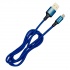 Ghia Cable de Carga USB A Macho - Lightning Macho, 1 Metro, Azul, para iPhone/iPad  2