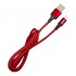 Ghia Cable de Carga USB A Macho - Lightning Macho, 1 Metro, Rojo, para iPhone/iPad  2