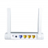 Router Ghia Ethernet GNW-W1, Inalámbrico, 300Mbit/s, 3x RJ-45, 2.4GHz, 2 Antenas 5dBi  5