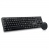 Kit de Teclado y Mouse Ghia GT5000, Inalámbrico, USB Radio Frecuencia, Negro (Español)  1
